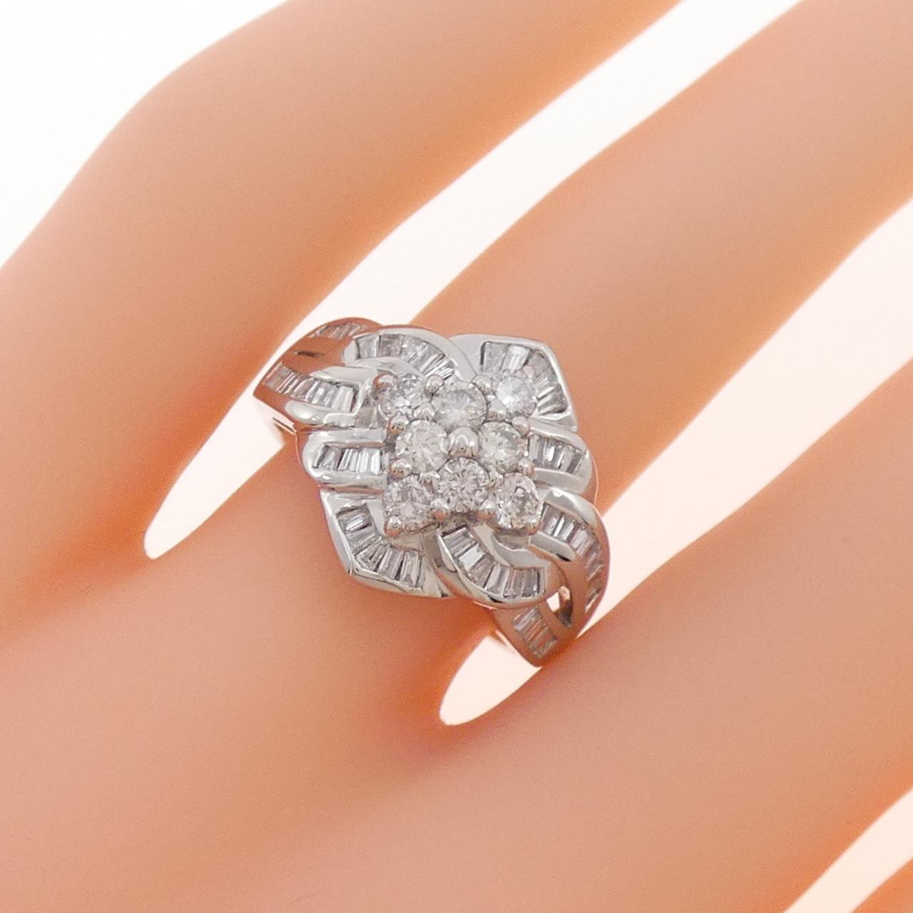 PT900 ダイヤモンド リング 1.00CT
