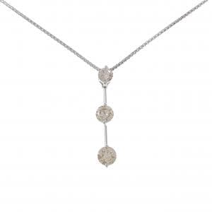 PT900/PT850 ダイヤモンド ネックレス 1.002CT