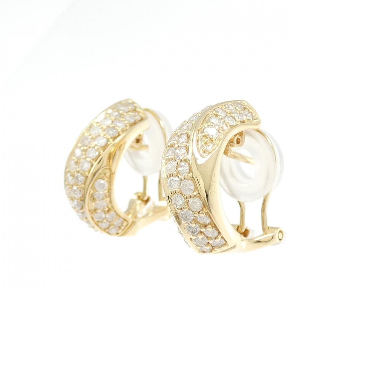 K18YG ダイヤモンド ピアス/イヤリング 1.24CT