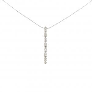 K18WG ダイヤモンド ネックレス 0.30CT