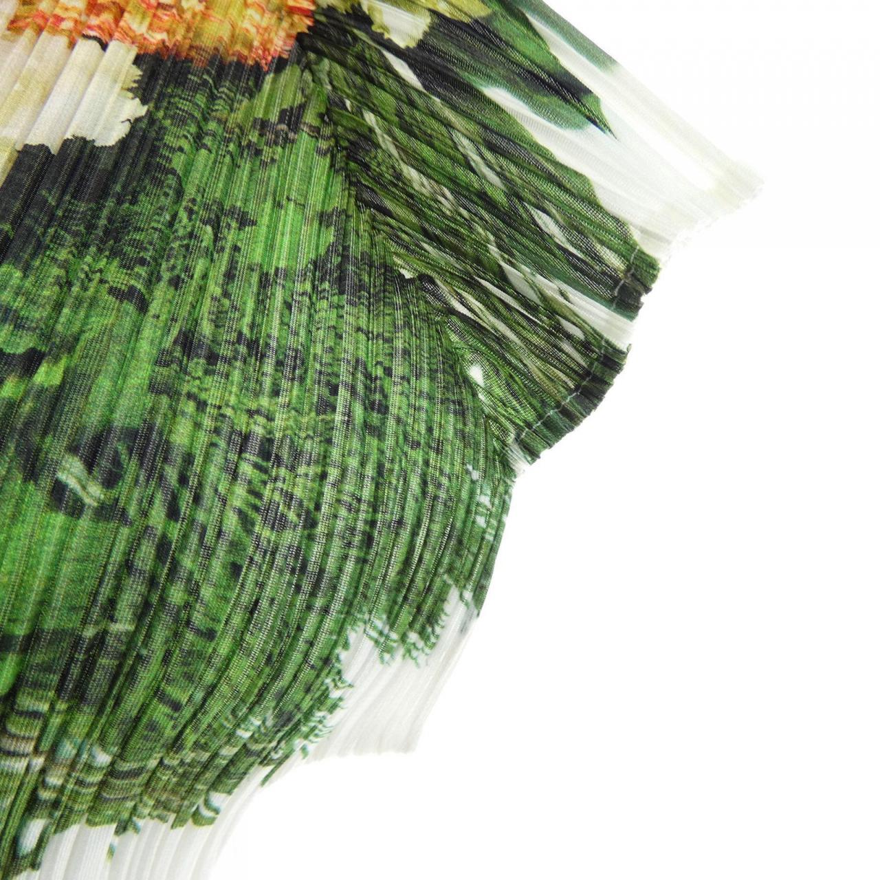プリーツプリーズ PLEATS PLEASE 2011 転写フラワー PP11-JT802 7565122 ワンピース