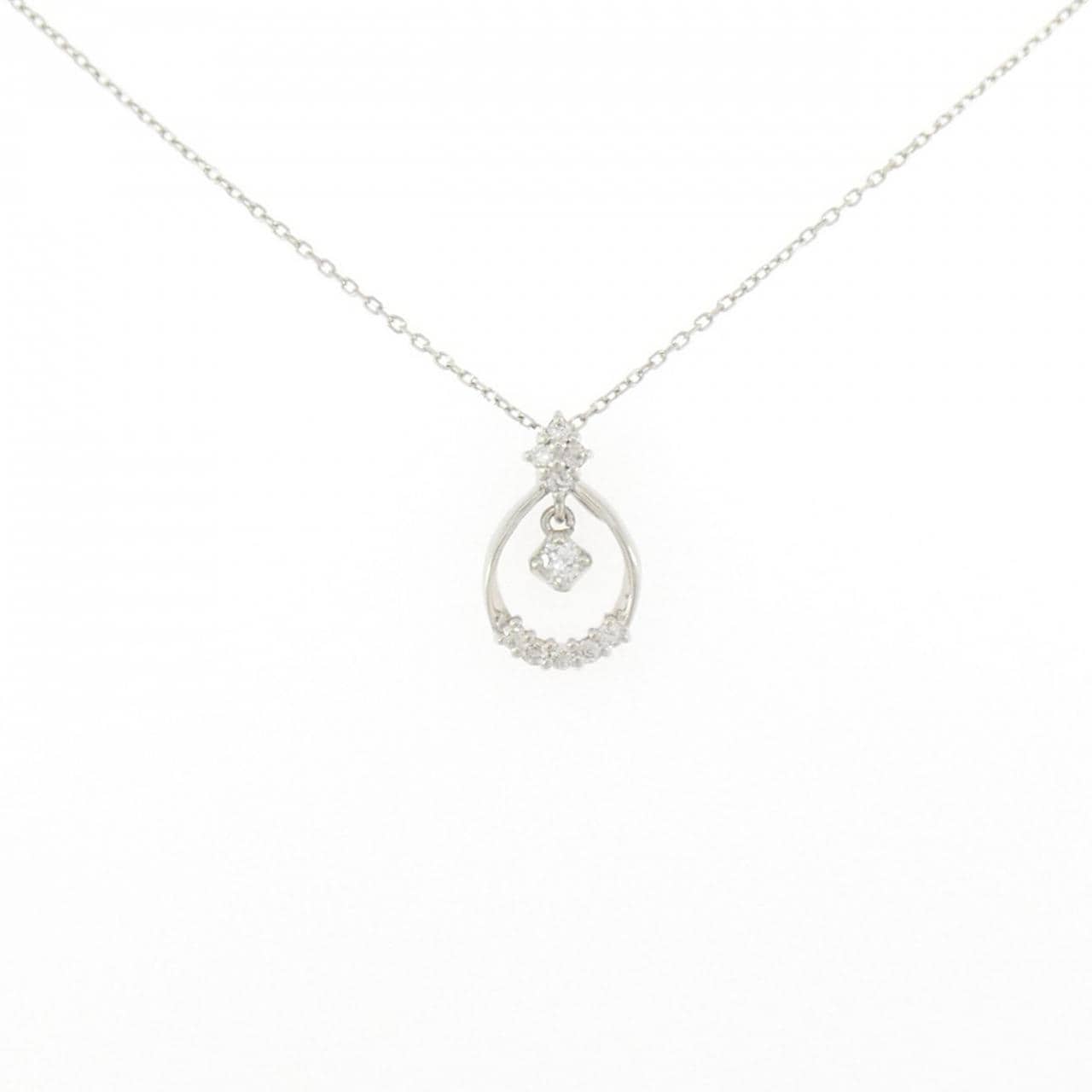 PT900/PT850 ダイヤモンド ネックレス 0.14CT