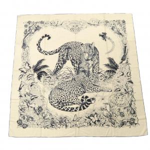 エルメス HERMES JUNGLE LOVE カレジェアン140. ショール