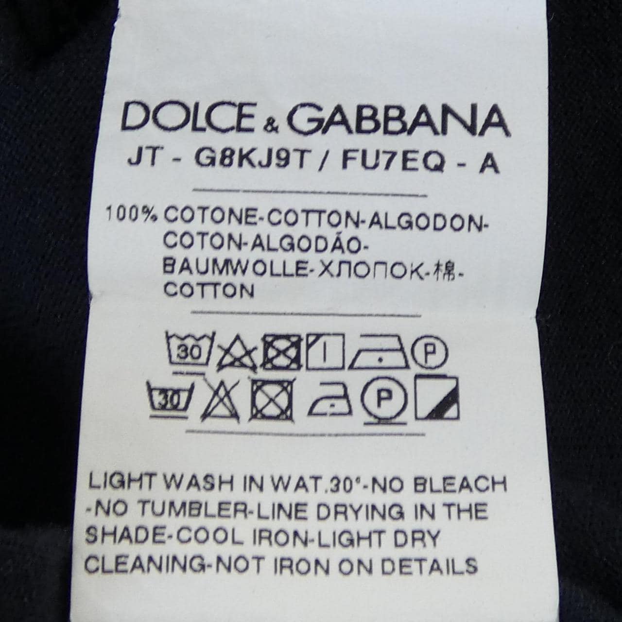 ドルチェアンドガッバーナ DOLCE&GABBANA G8KJ9T Tシャツ