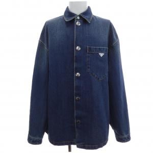 プラダ PRADA トライアングルロゴ GEC066 S212 14EF デニムジャケット