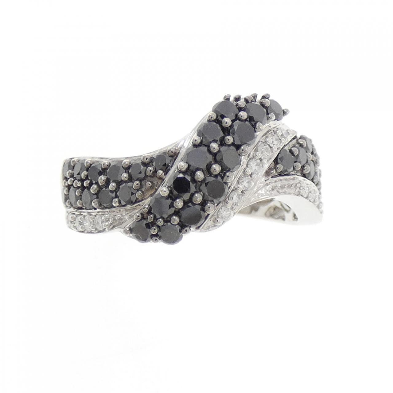 K18WG ダイヤモンド リング 1.00CT