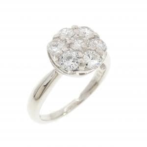 PT900 フラワー ダイヤモンド リング 1.00CT