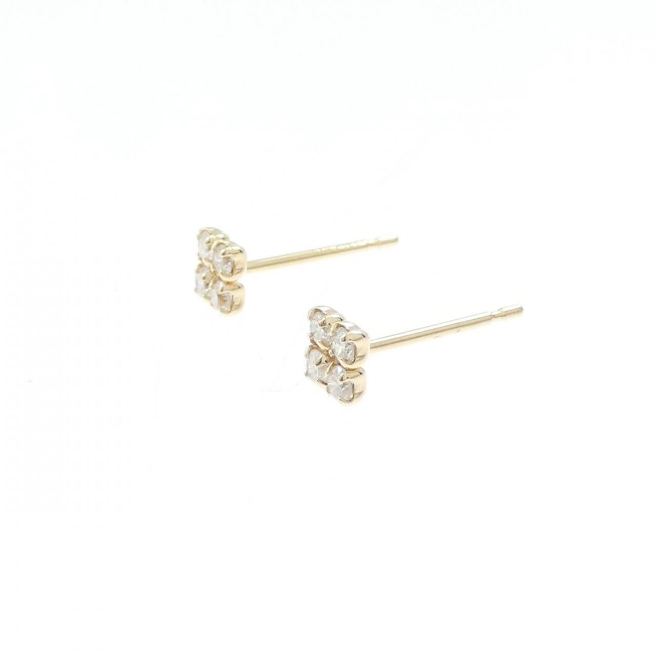 K10YG ダイヤモンド ピアス 0.15CT