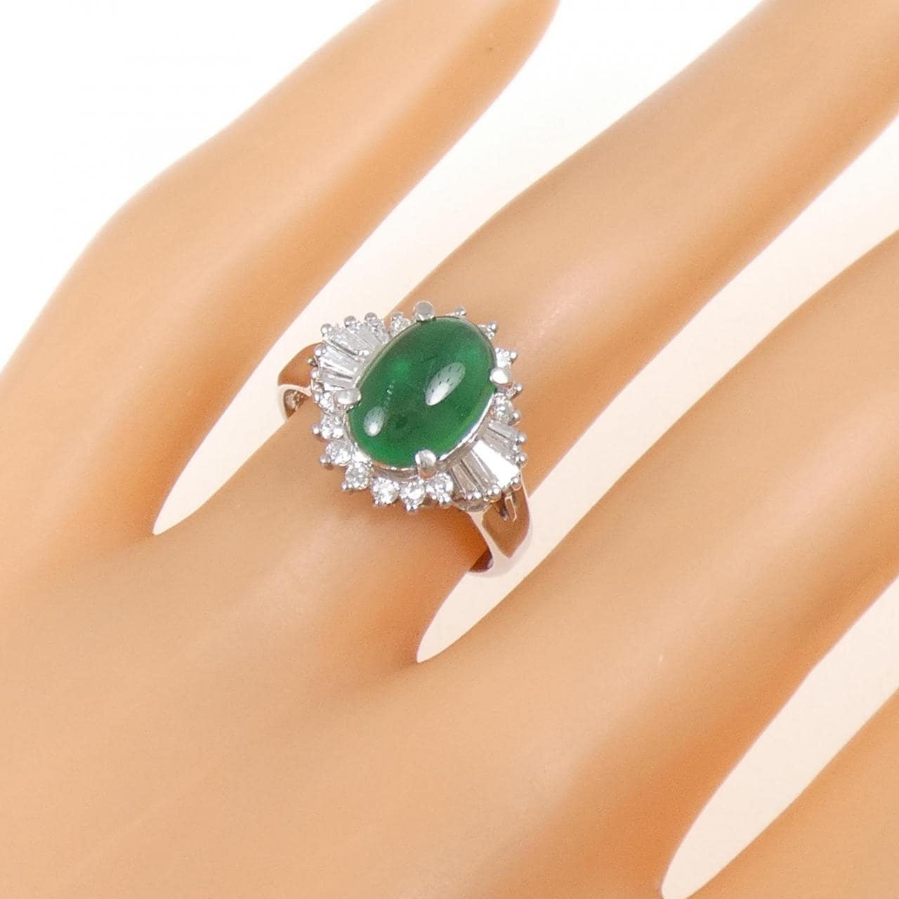 PT900 エメラルド リング 1.69CT