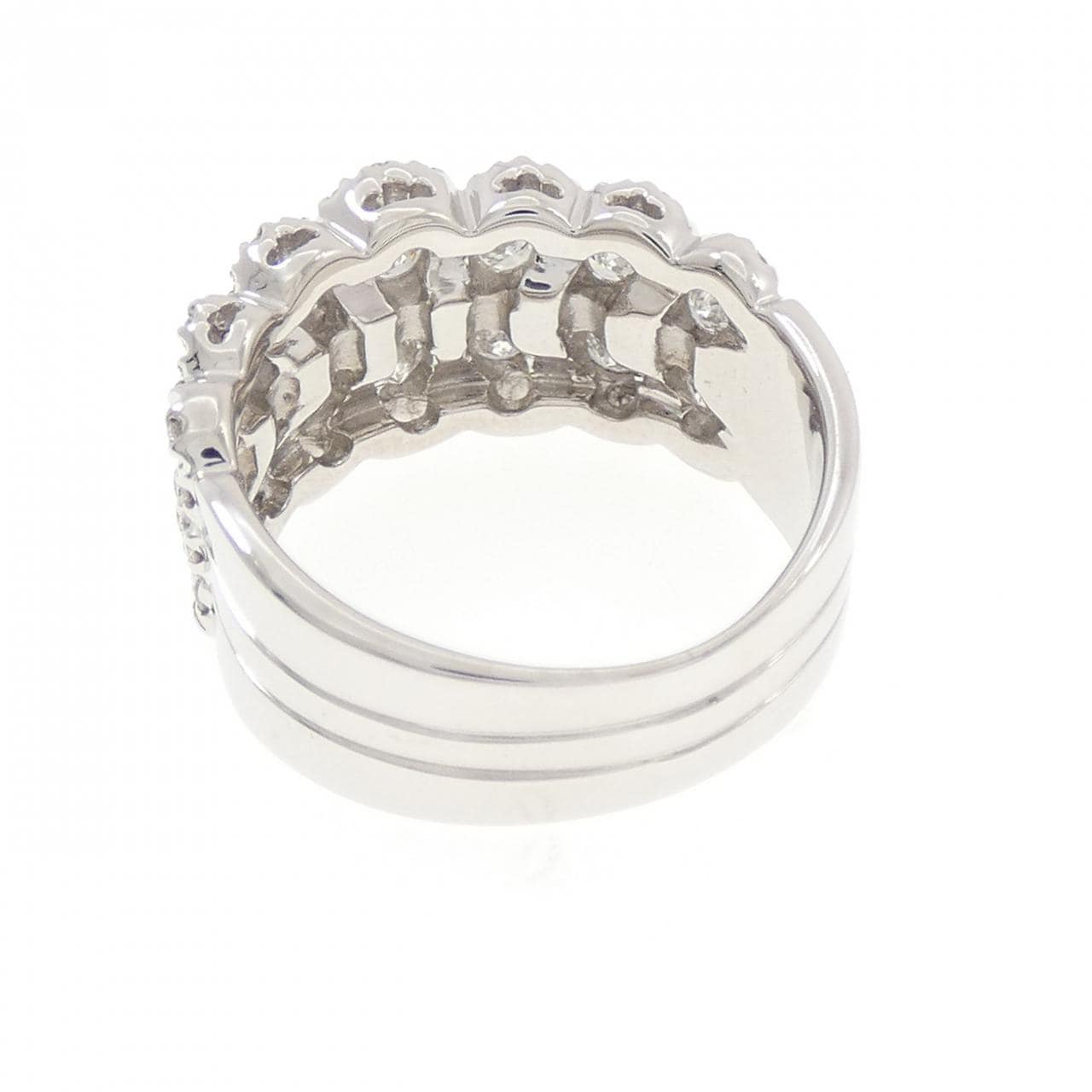 750WG ダイヤモンド リング 1.28CT