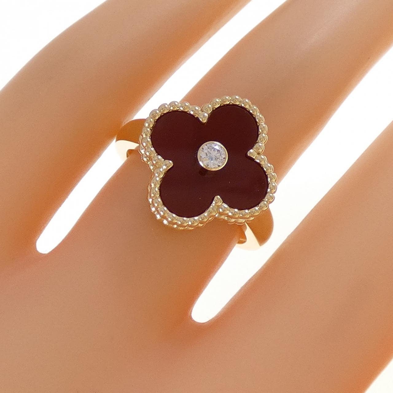 ヴァンクリーフ&アーペル ヴィンテージアルハンブラ リング