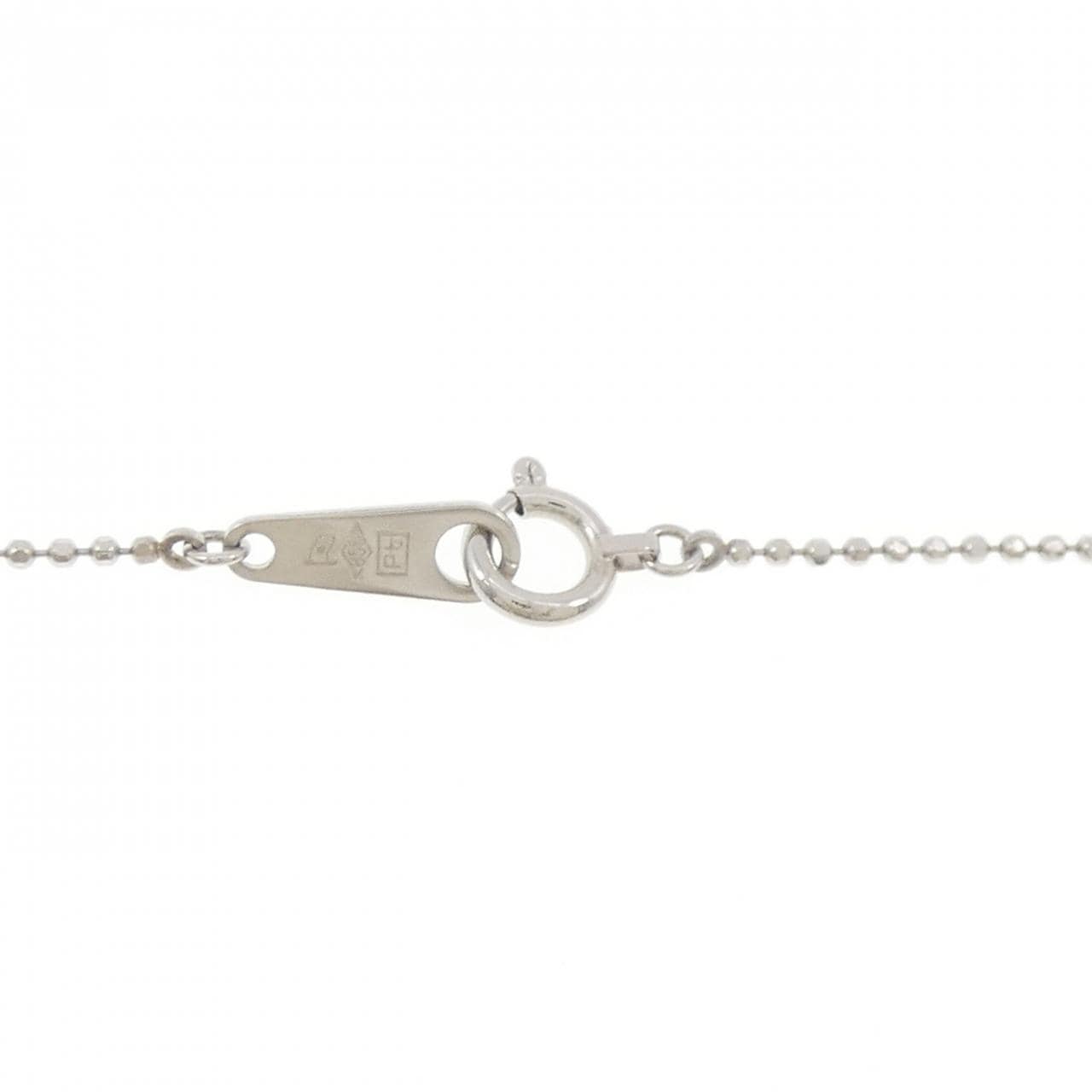 PT900/PT850 フラワー サファイヤ ネックレス