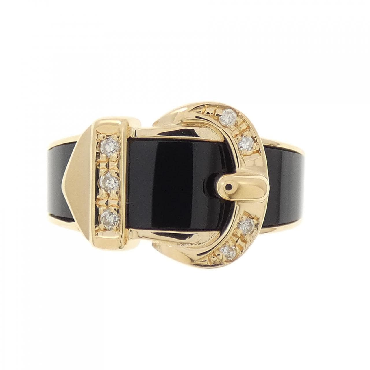 K18YG オニキス リング