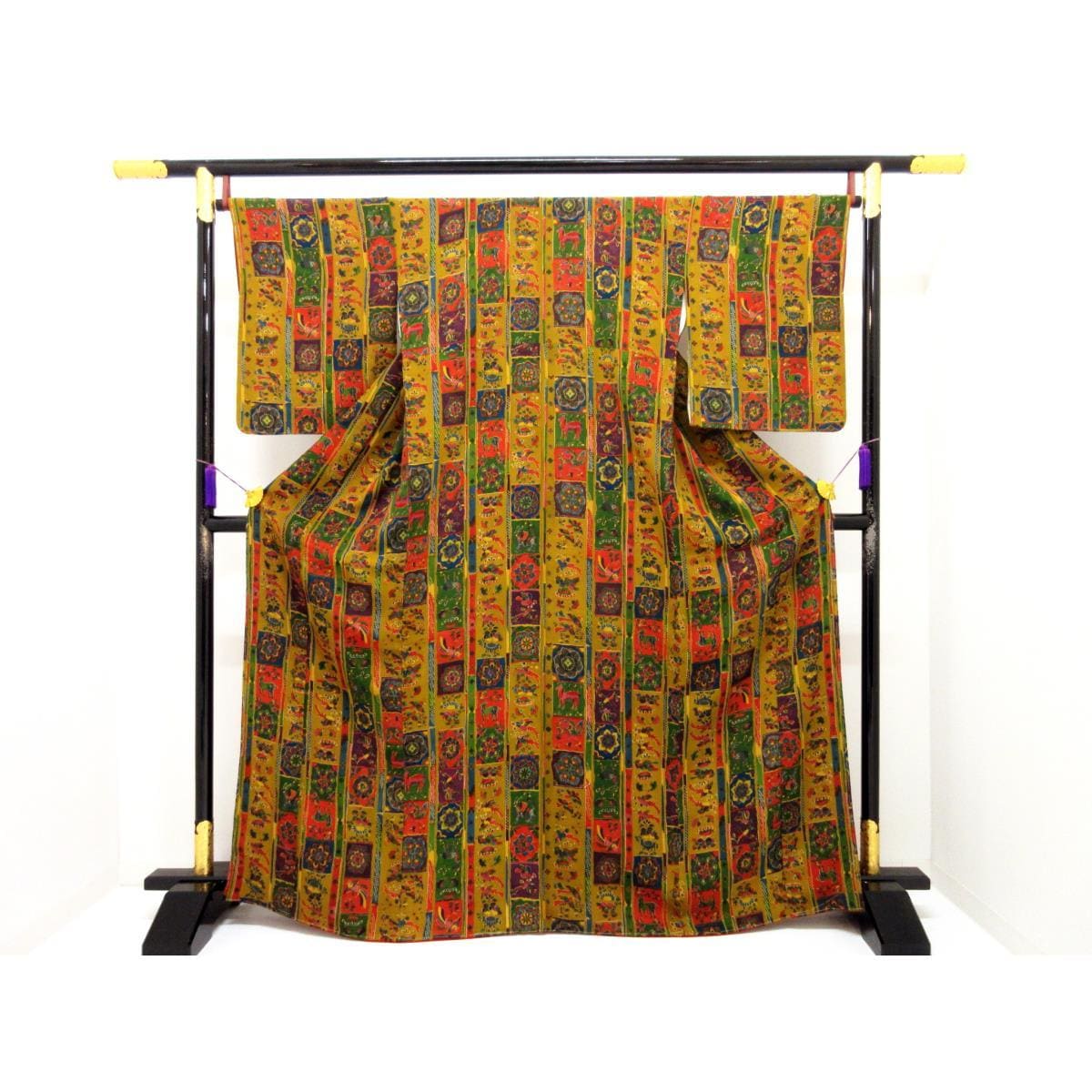 【未使用品】小紋　ちりめん