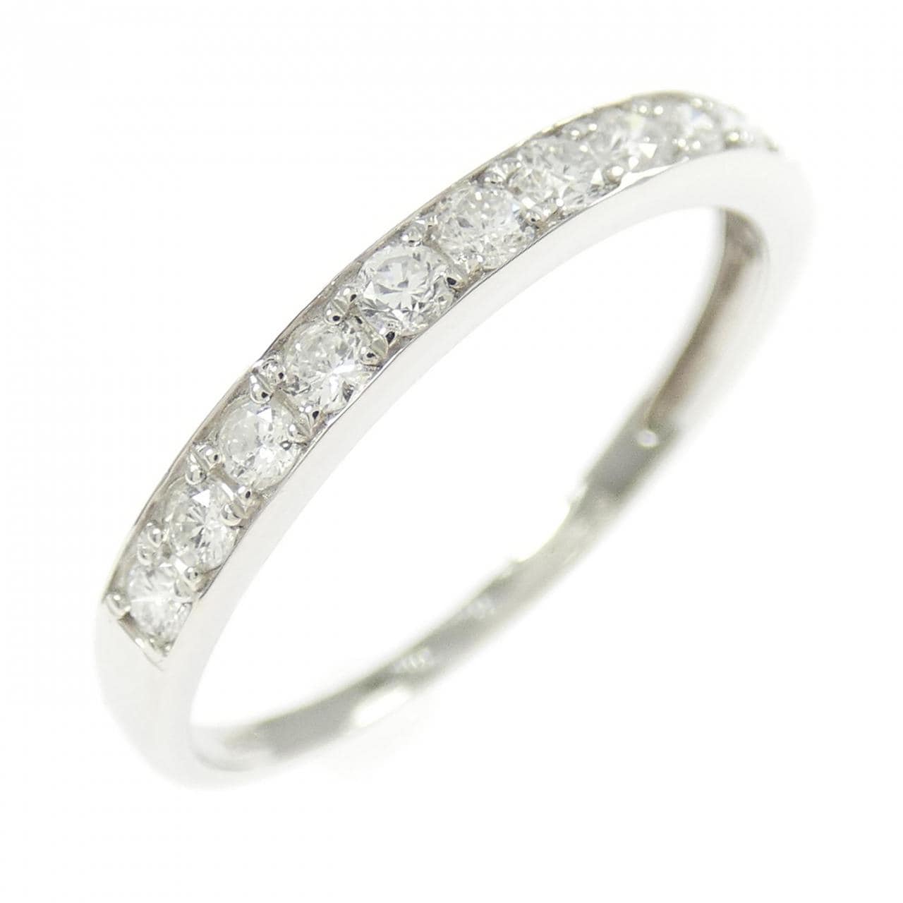 PT950 ハーフエタニティ ダイヤモンド リング 0.30CT