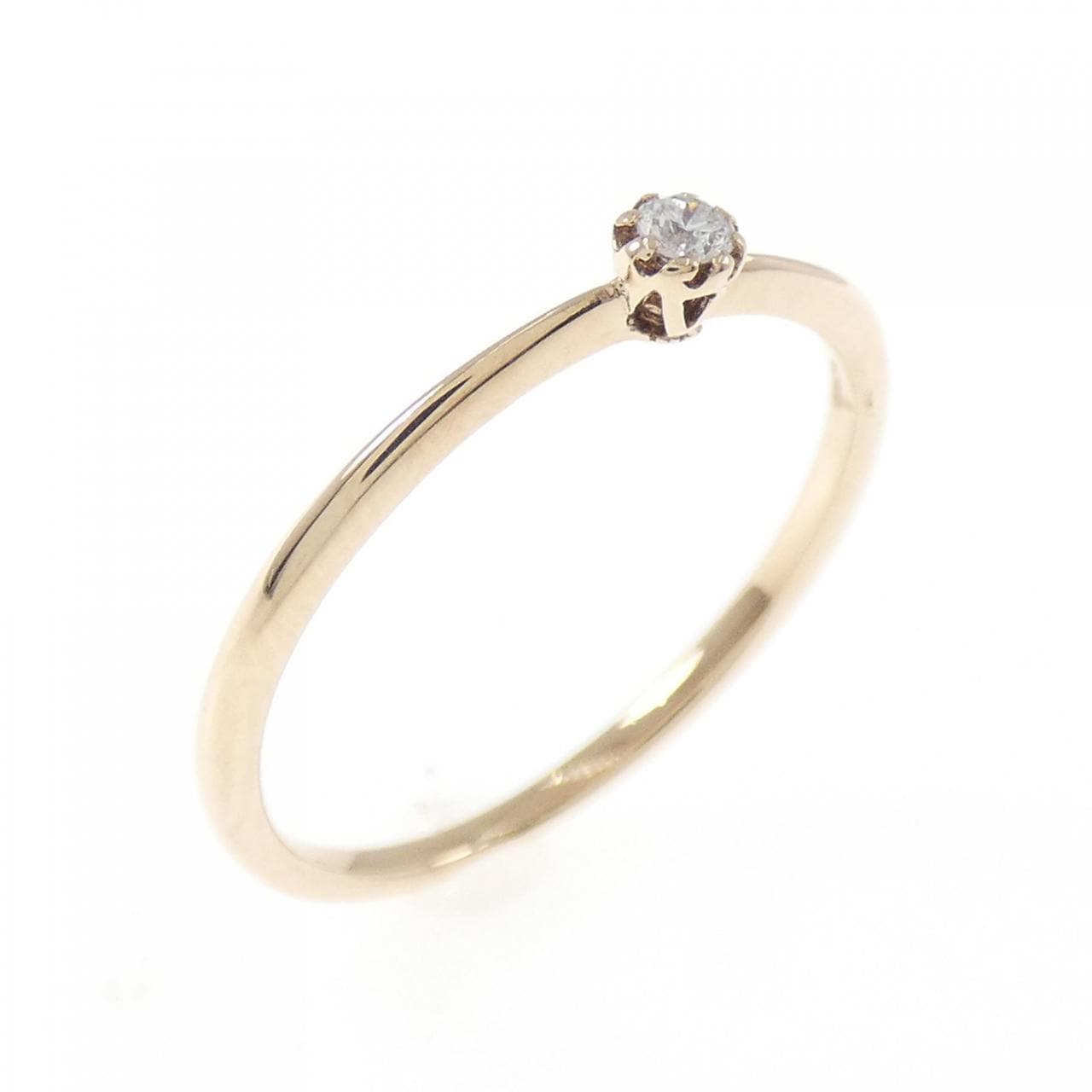 アガット ダイヤモンド リング 0.03CT