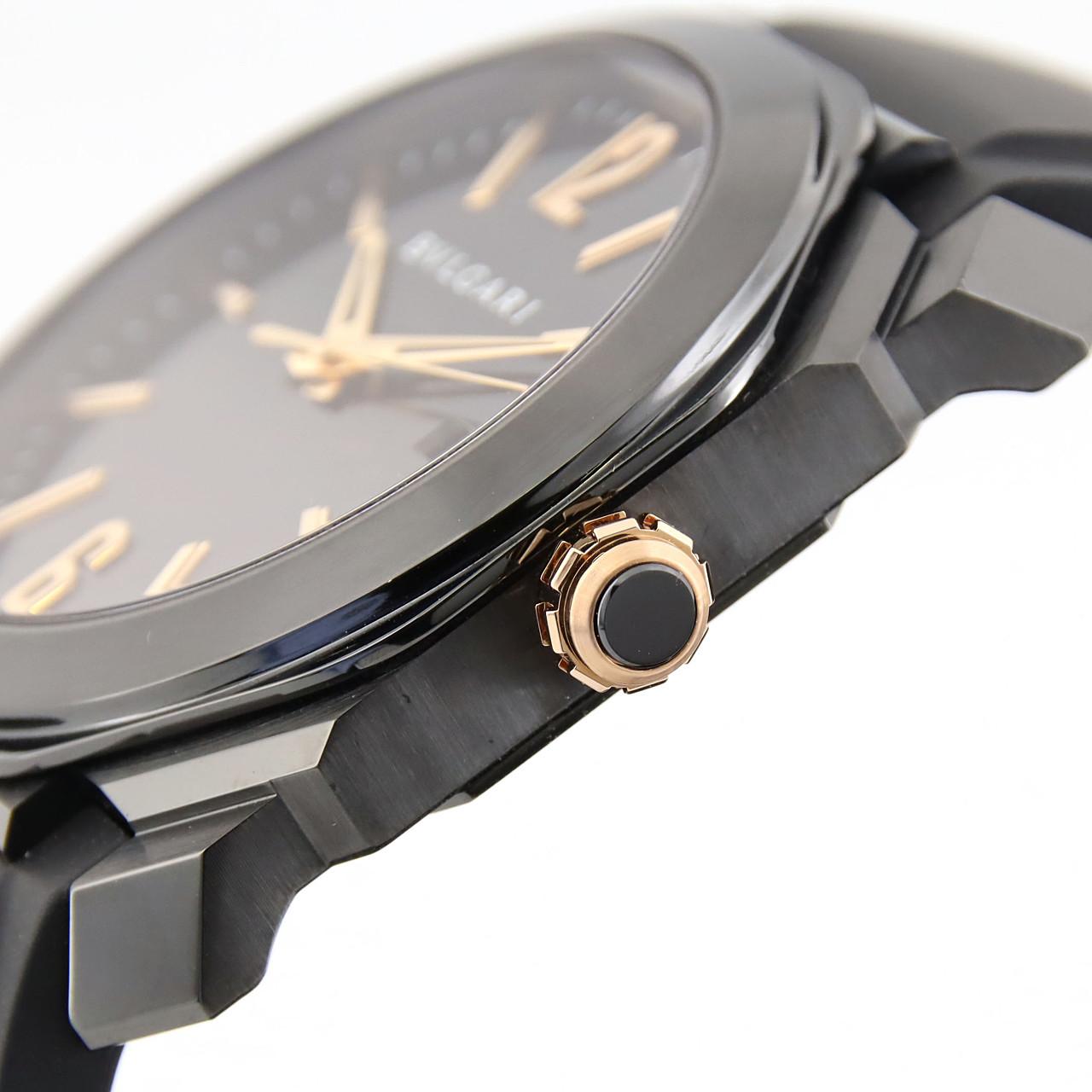 [BRAND NEW] BVLGARI Octo Ultra Nero DLC BGO41S/BGO41BBSVD SS Automatic