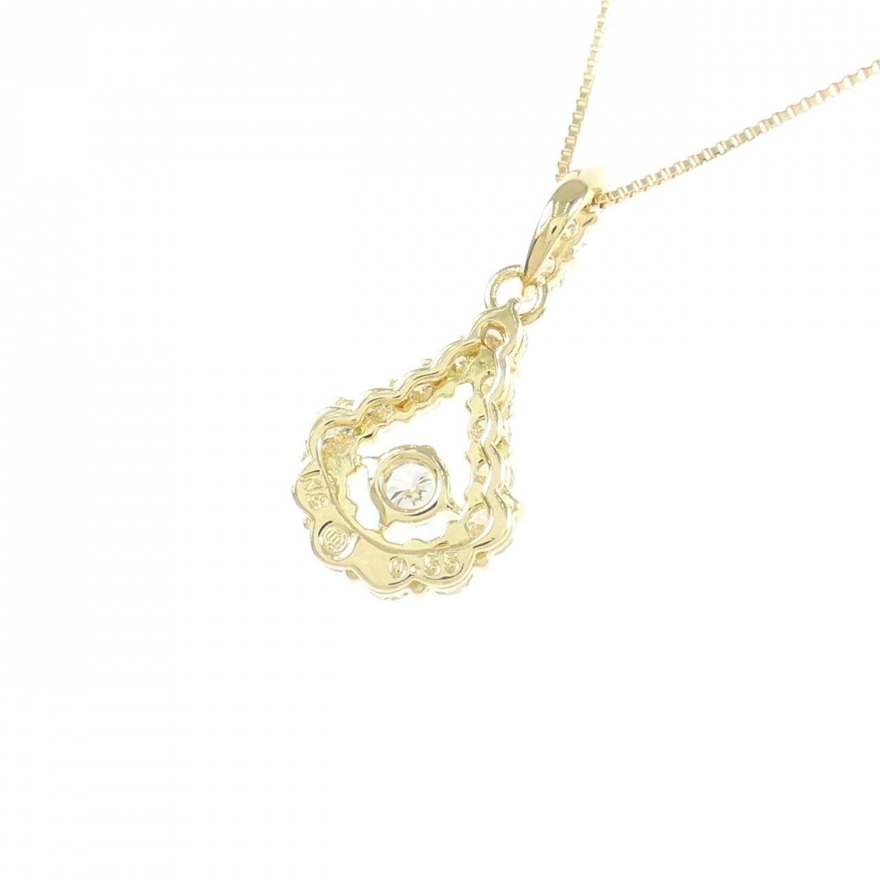 K18YG ダイヤモンド ネックレス 0.55CT
