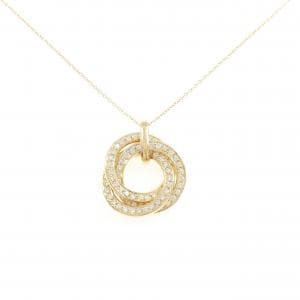 K18YG ダイヤモンド ネックレス 0.84CT