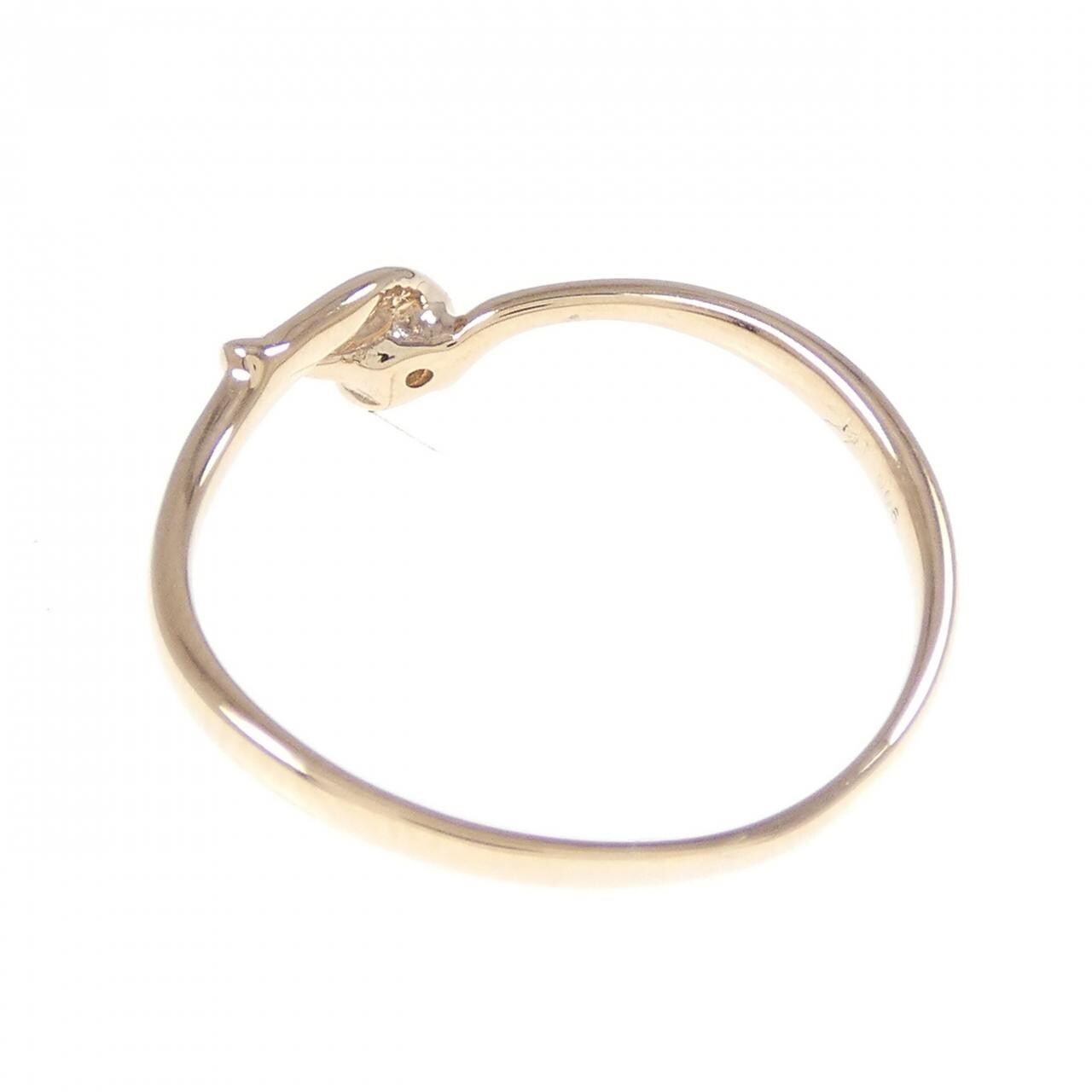 K18PG ダイヤモンド リング 0.06CT