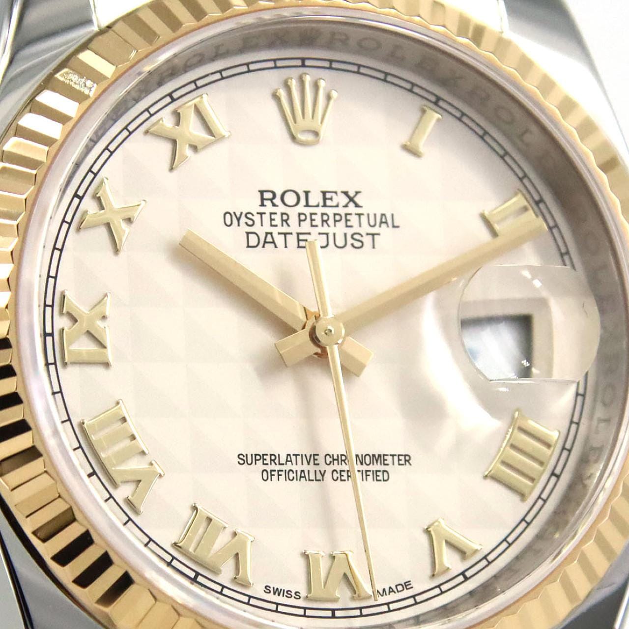 ロレックス デイトジャスト 116233 SSxYG 自動巻 ランダム番