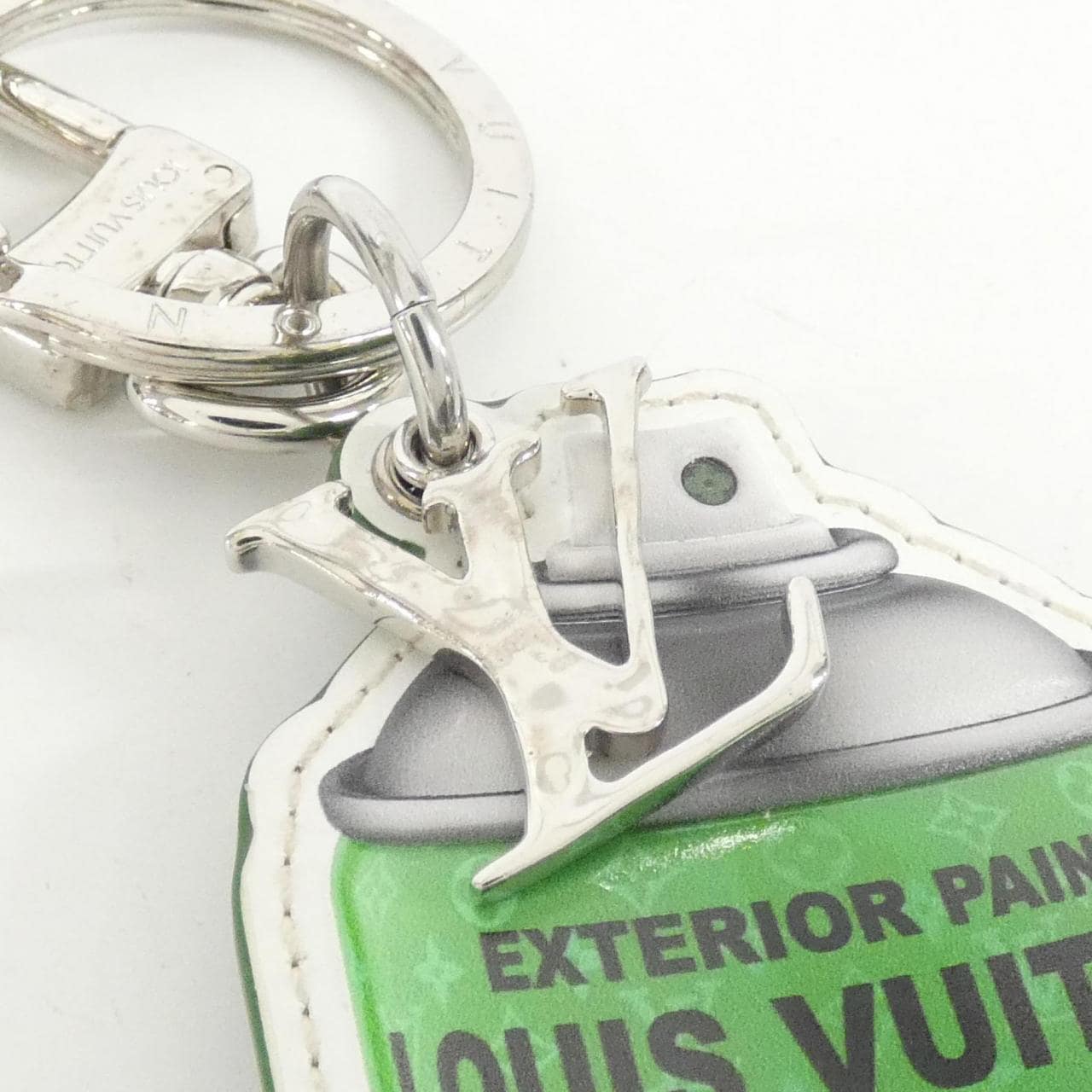 ルイヴィトン モノグラム ポルト クレ LVペイント MP3384 キーホルダー