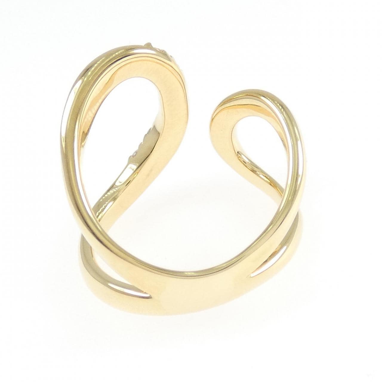 K18YG ダイヤモンド リング 0.40CT