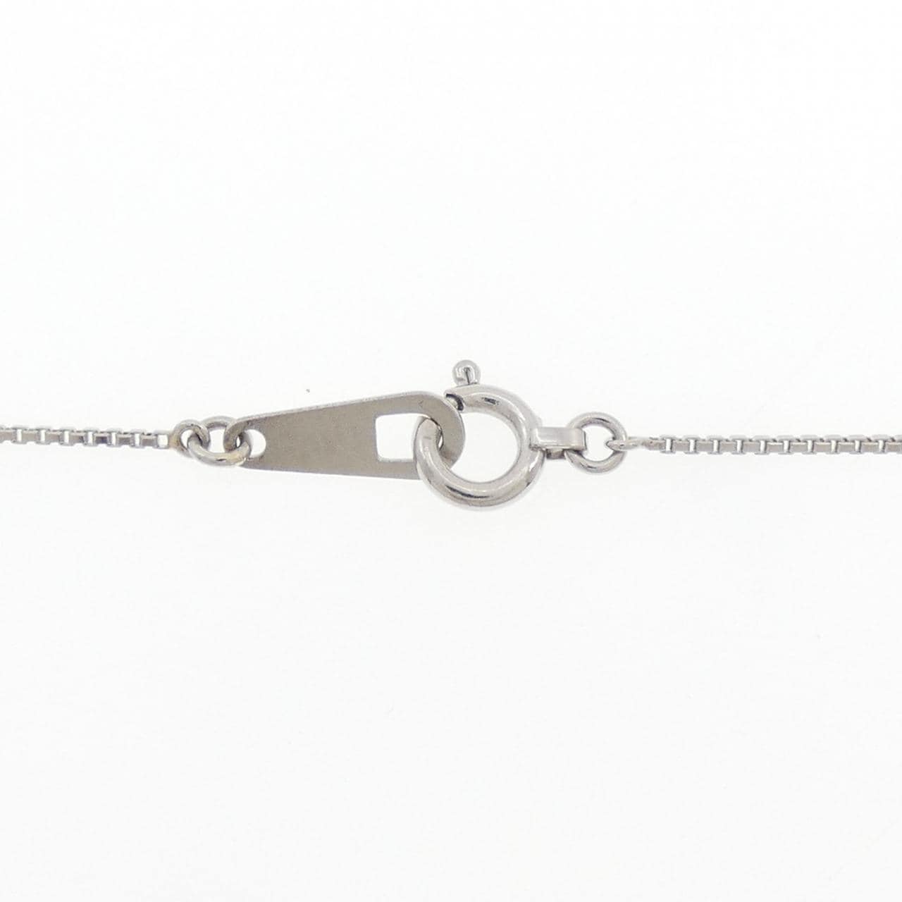 PT900/K18PG/PT850 サファイヤ ネックレス 0.327CT