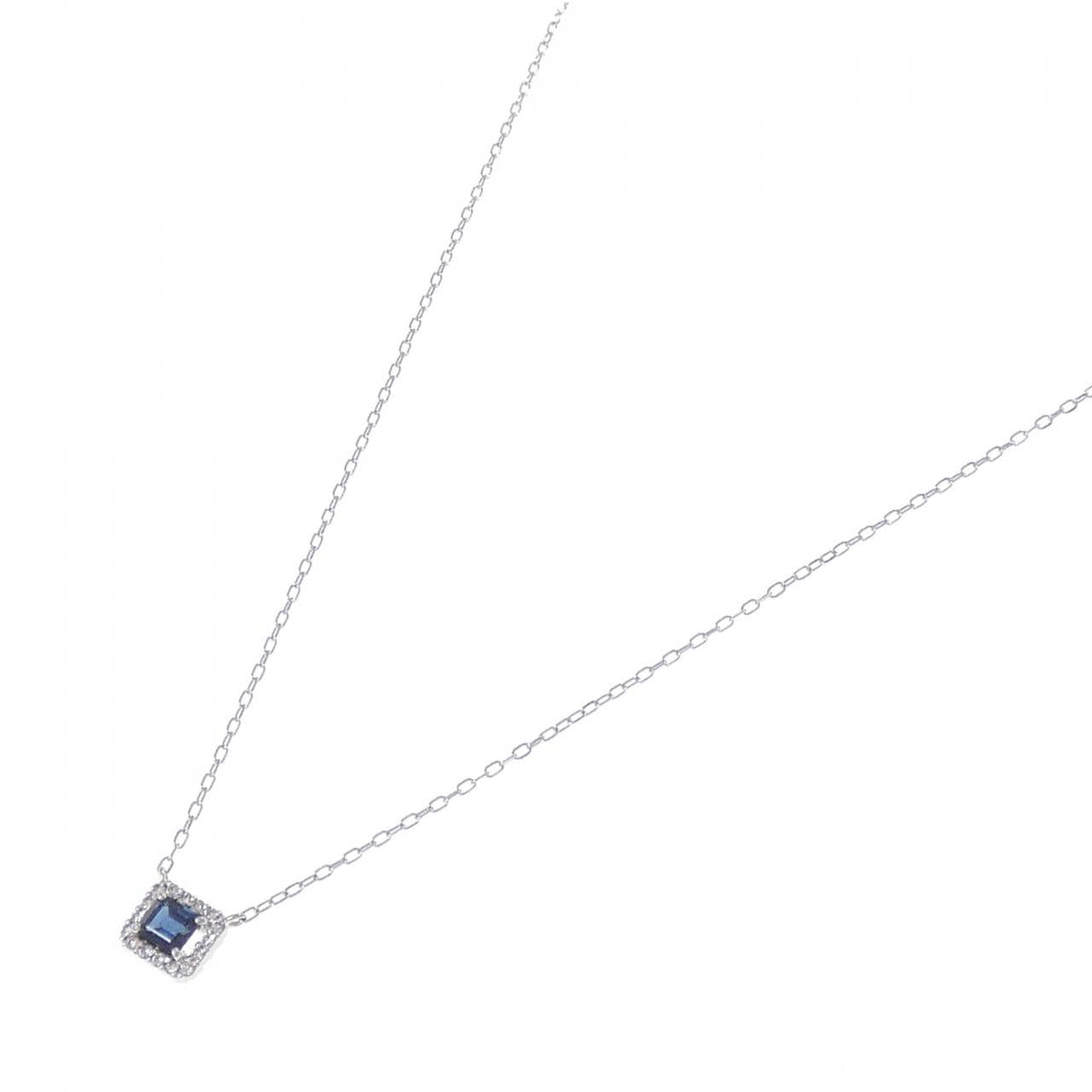 PT900/PT850 サファイヤ ネックレス 0.29CT