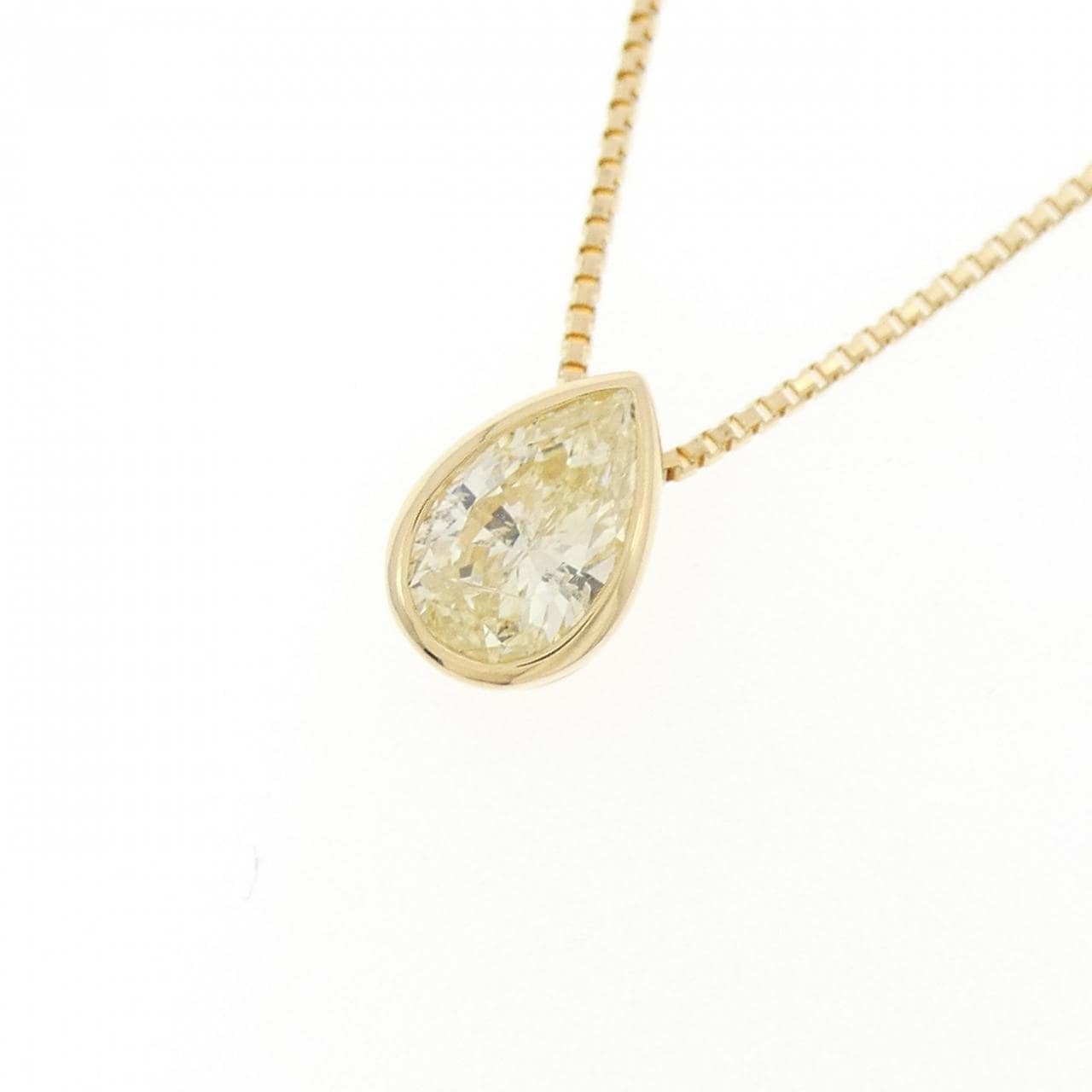 K18YG ダイヤモンド ネックレス 0.59CT