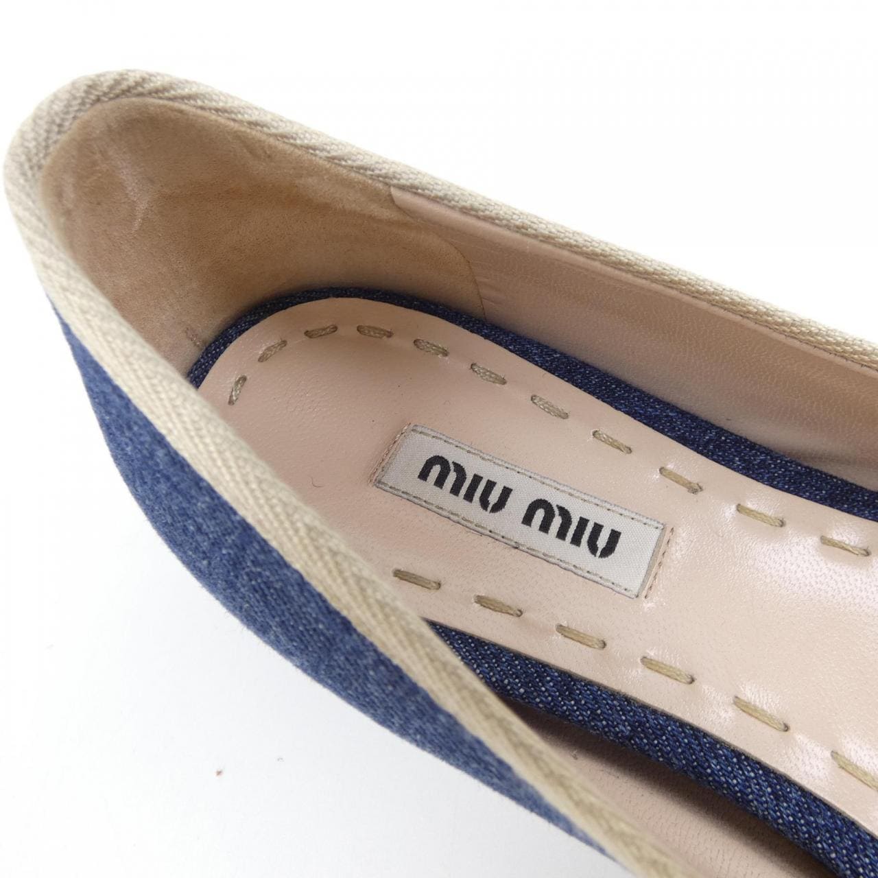 ミュウミュウ MIU MIU 5F8618 フラットシューズ