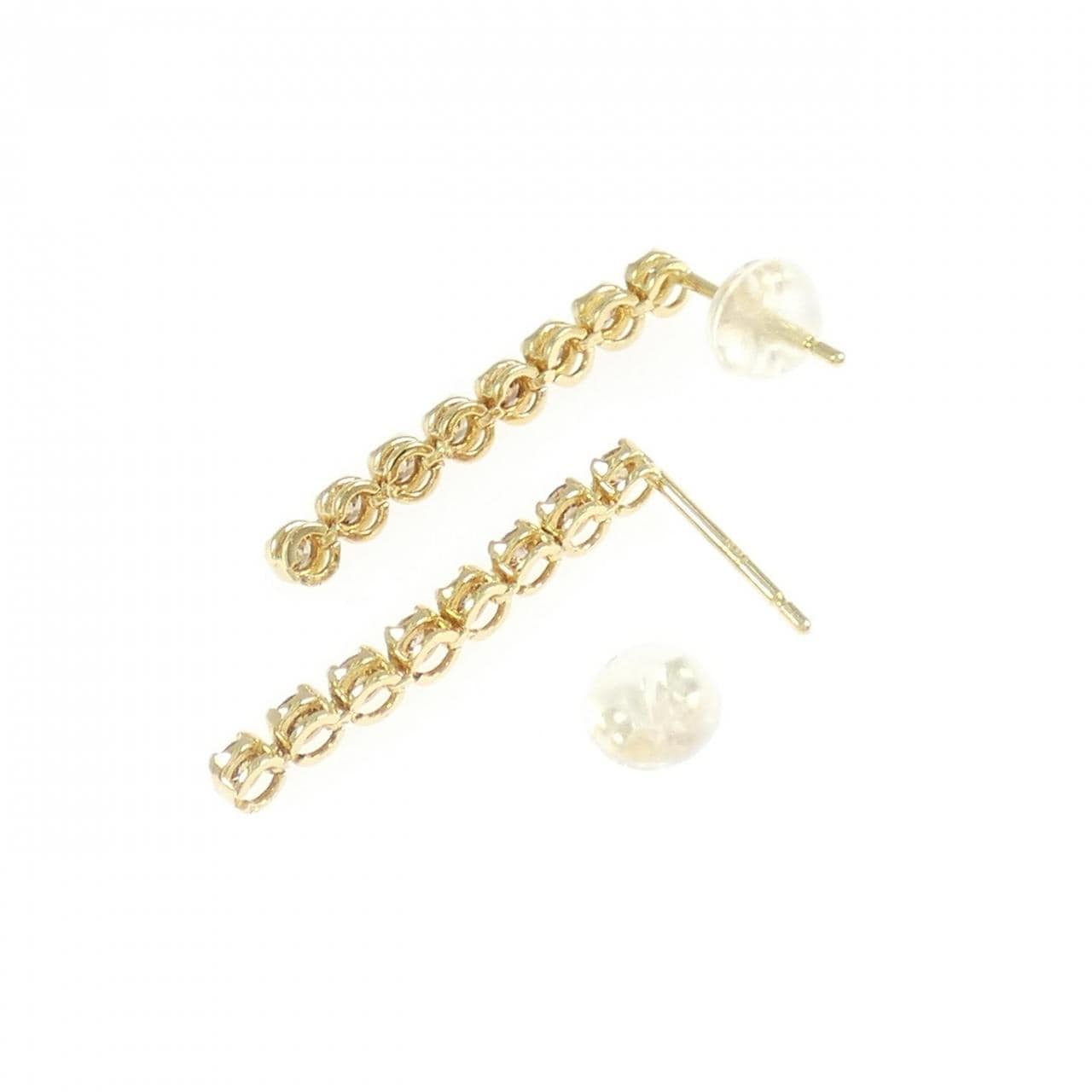 K18YG ダイヤモンド ピアス 0.50CT