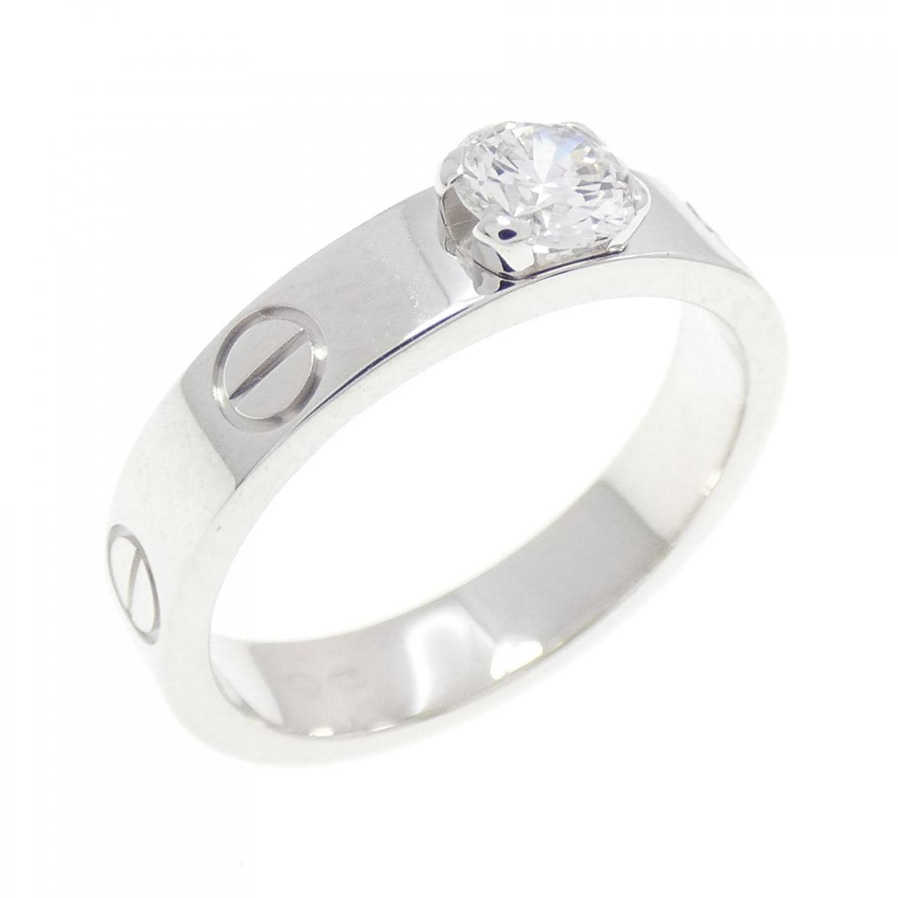 カルティエ ミニラブリング ソリテール リング 0.25CT
