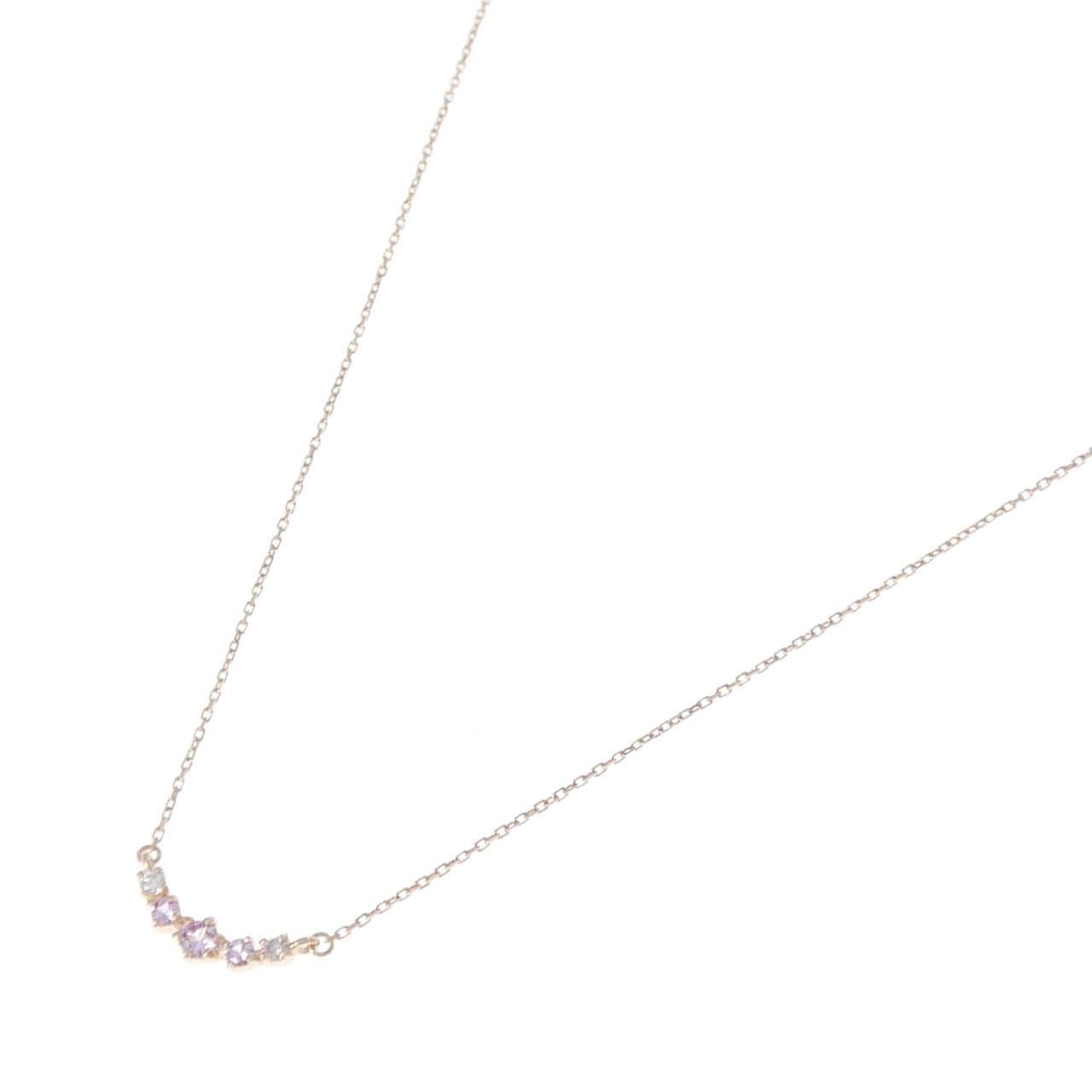 K10PG サファイヤ ネックレス