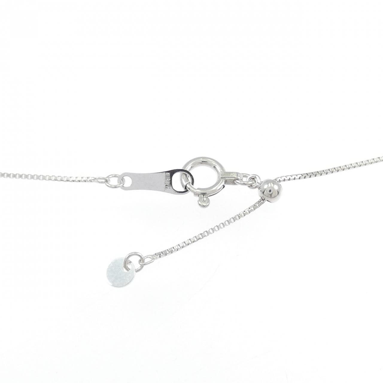 K18WG ハート ダイヤモンド ネックレス 0.30CT
