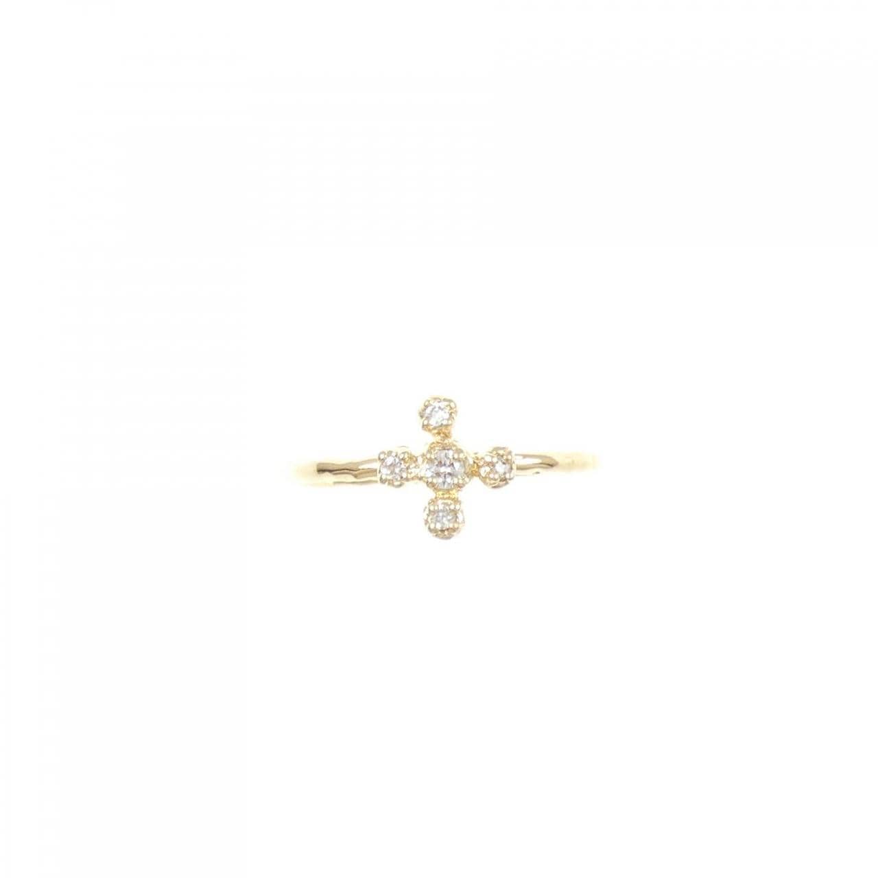 K18YG ダイヤモンド リング