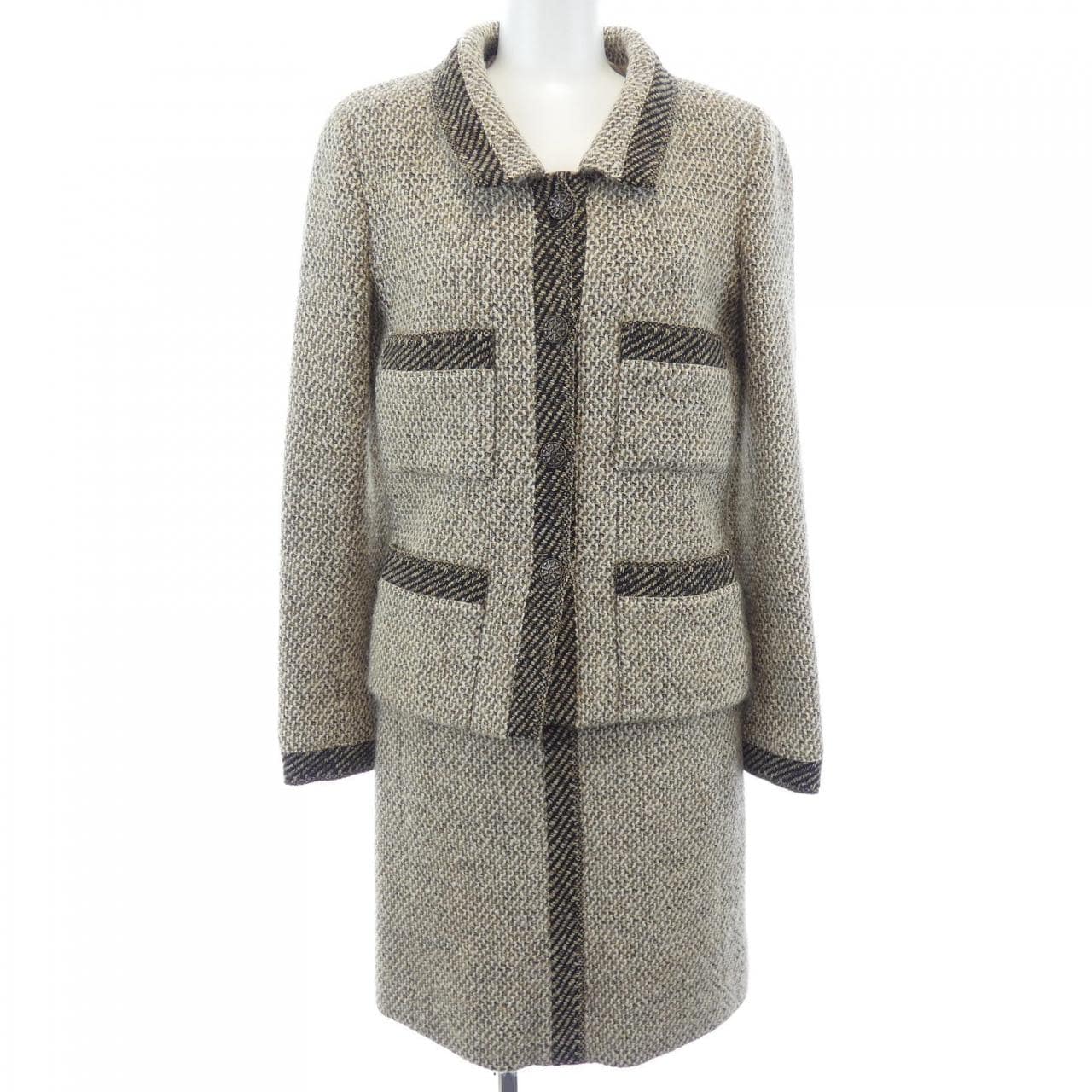 【ヴィンテージ】シャネル CHANEL P11505V06858 98A スーツ