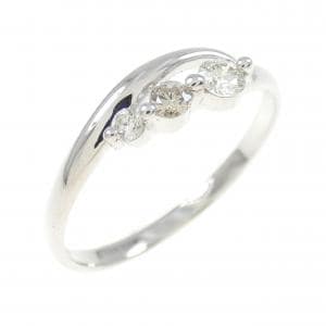 K18WG ダイヤモンド リング 0.17CT