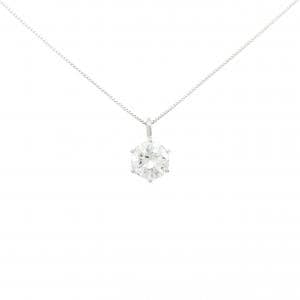 PT900/PT850 ダイヤモンド ネックレス 1.418CT H SI2 Good