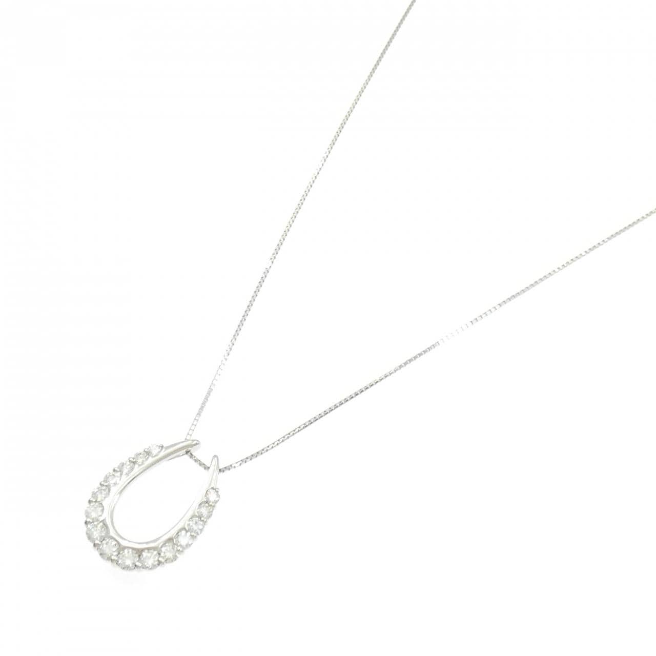 PT900/PT850 ダイヤモンド ネックレス 1.00CT