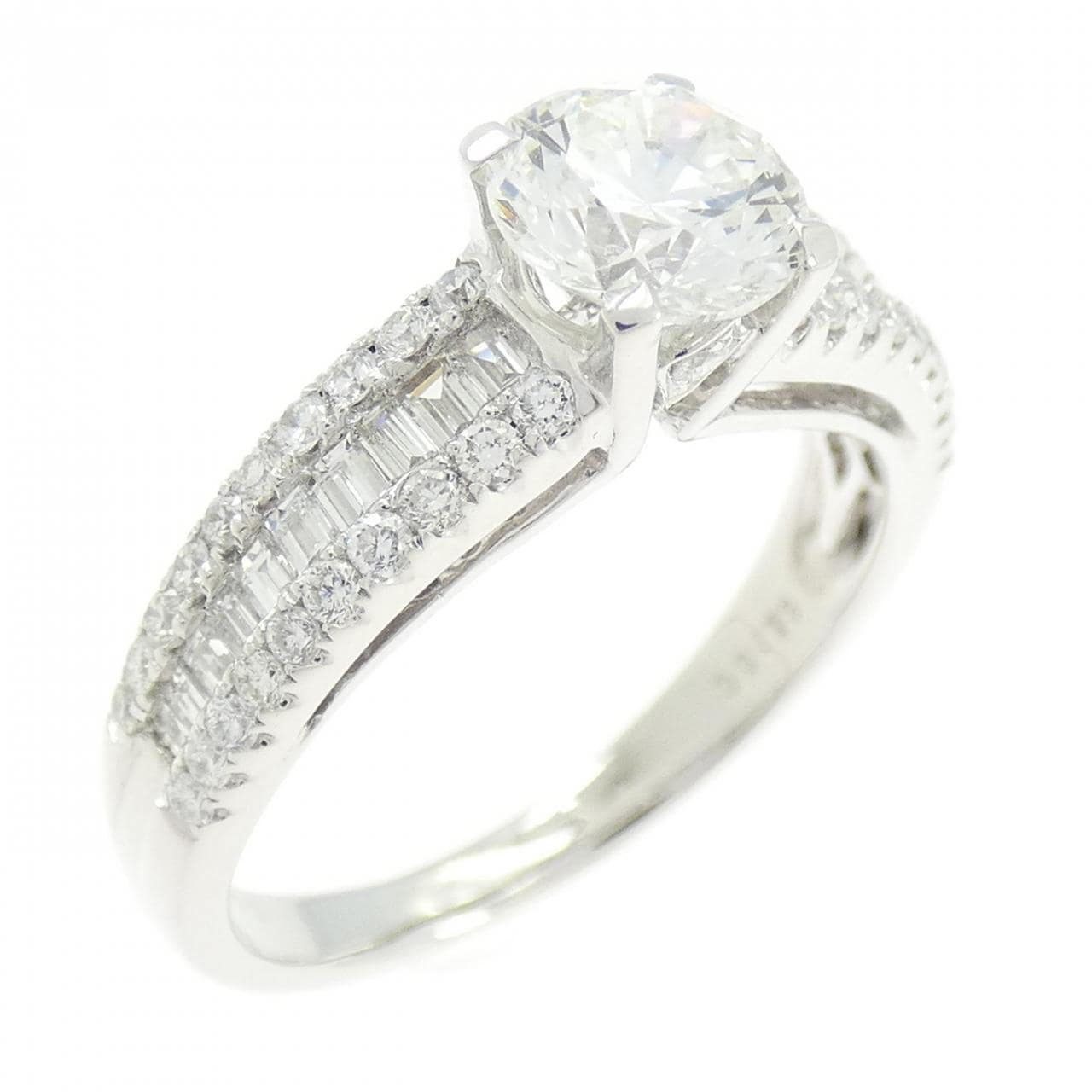 K18WG ダイヤモンド リング 1.095CT G SI2 VG