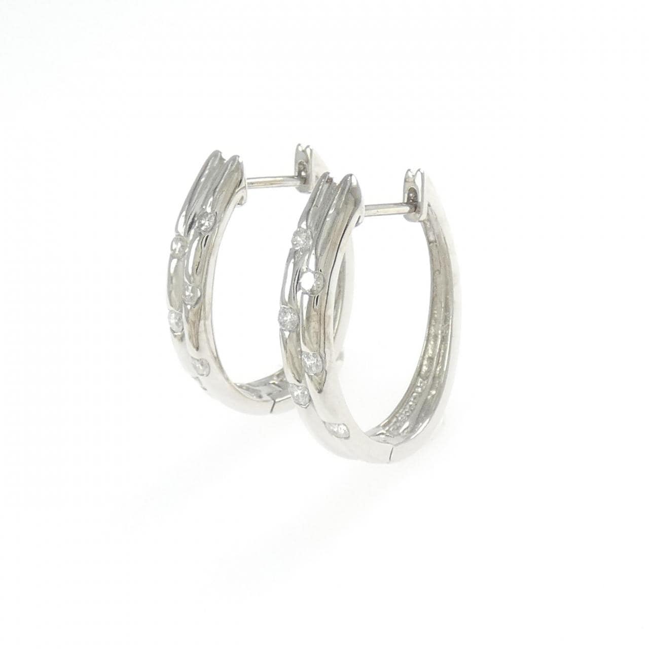 PT900 ダイヤモンド ピアス 0.30CT