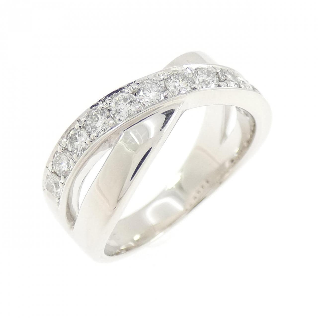 K18WG ダイヤモンド リング 0.36CT