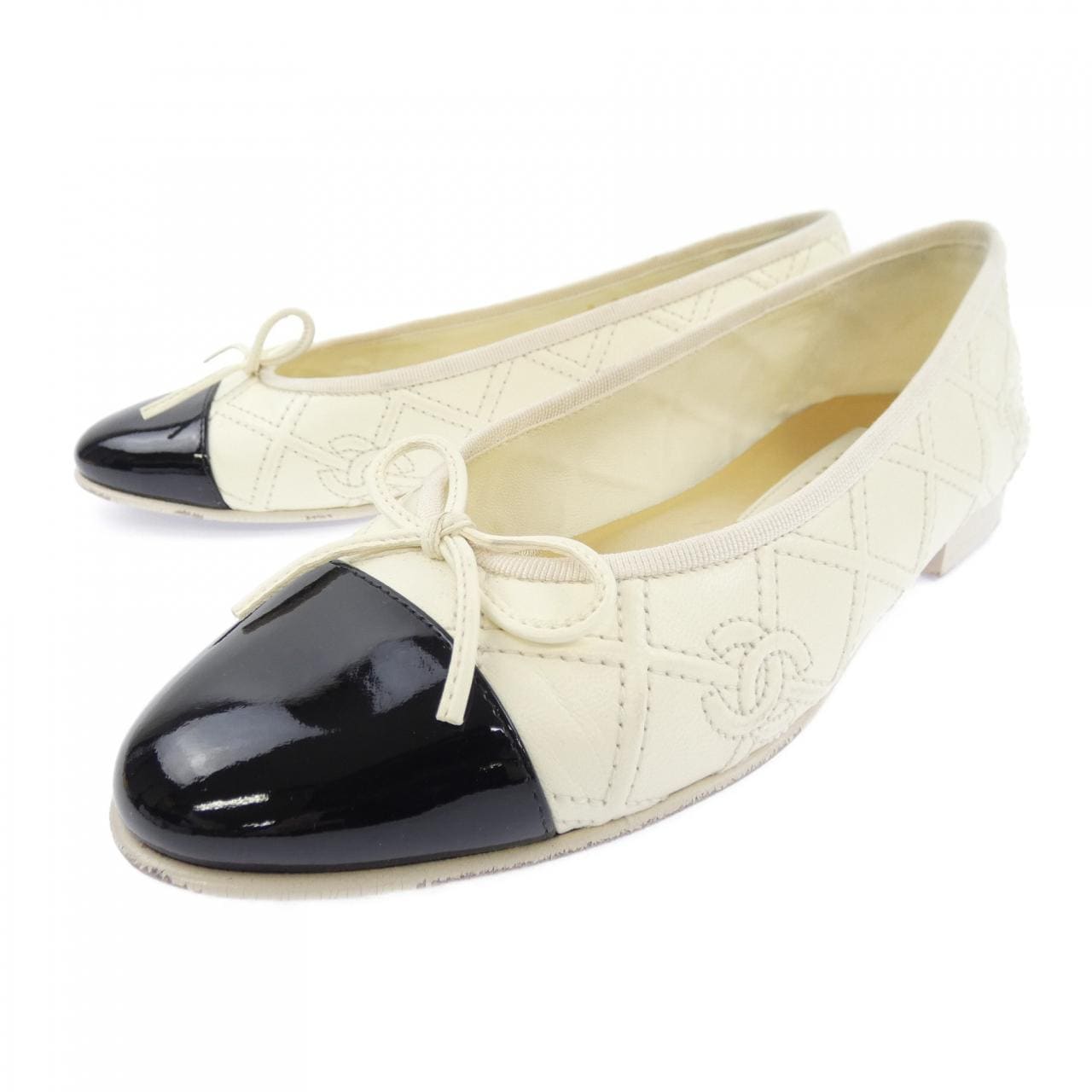 シャネル CHANEL バレリーナ G40110Y56581 フラットシューズ