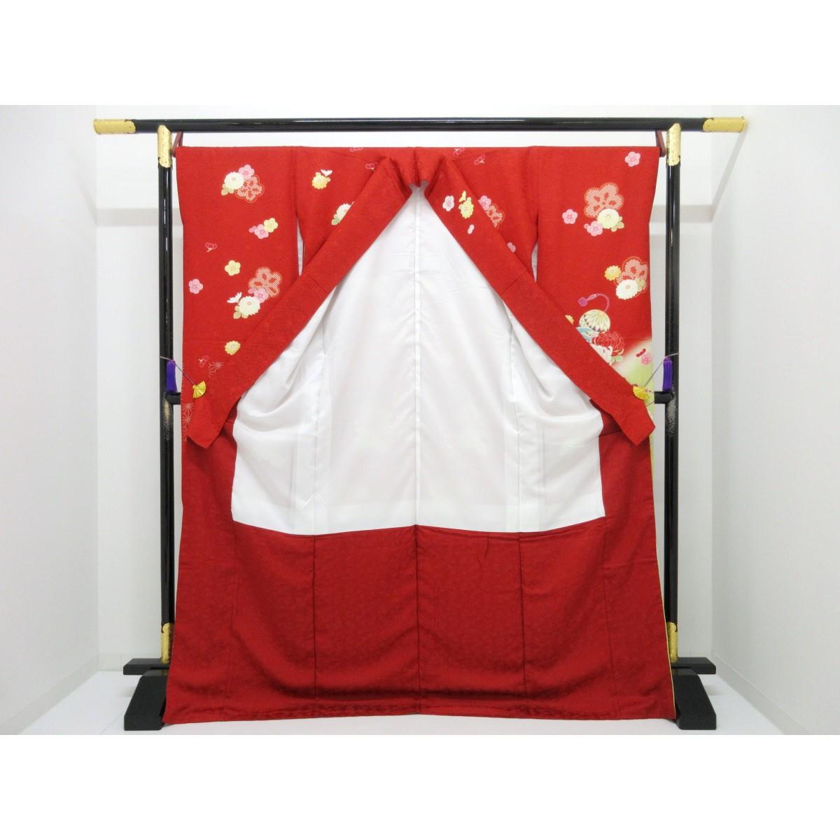 振袖　友禅加工ボカシ染
