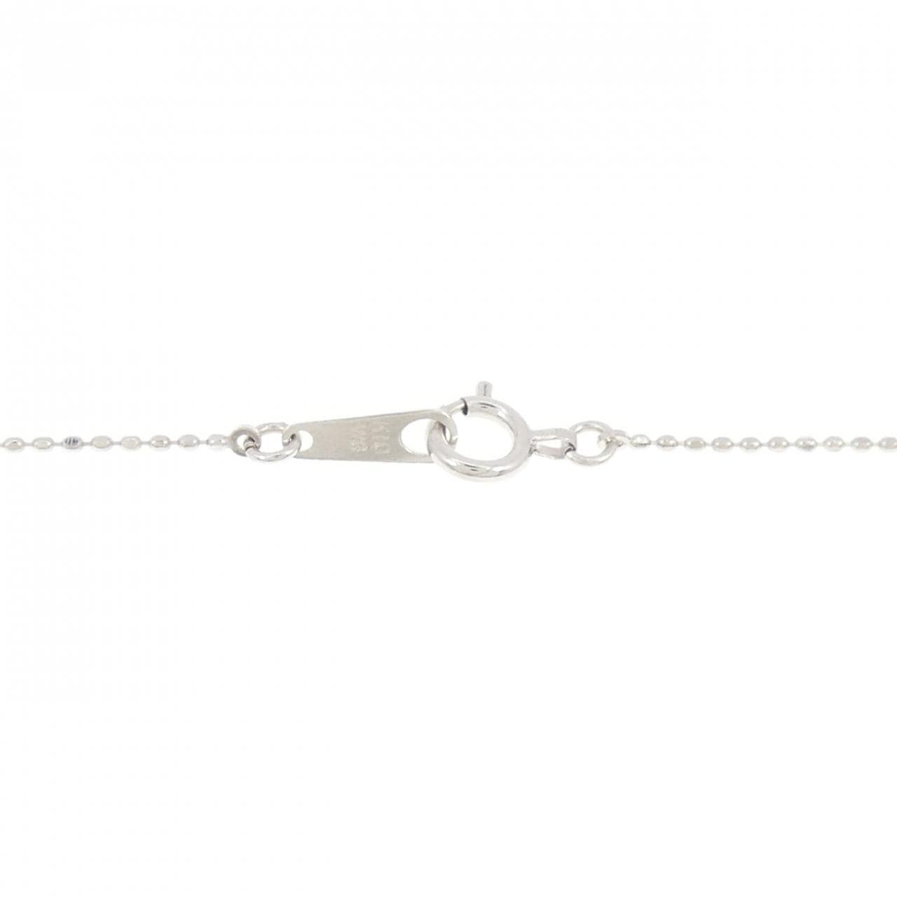 K18PG/K10WG クロス ダイヤモンド ネックレス 0.03CT