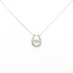 PT900/PT850 ホースシュー ダイヤモンド ネックレス 0.31CT