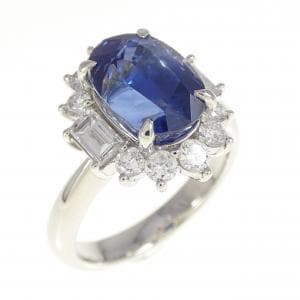 PT900 サファイヤ リング 4.37CT