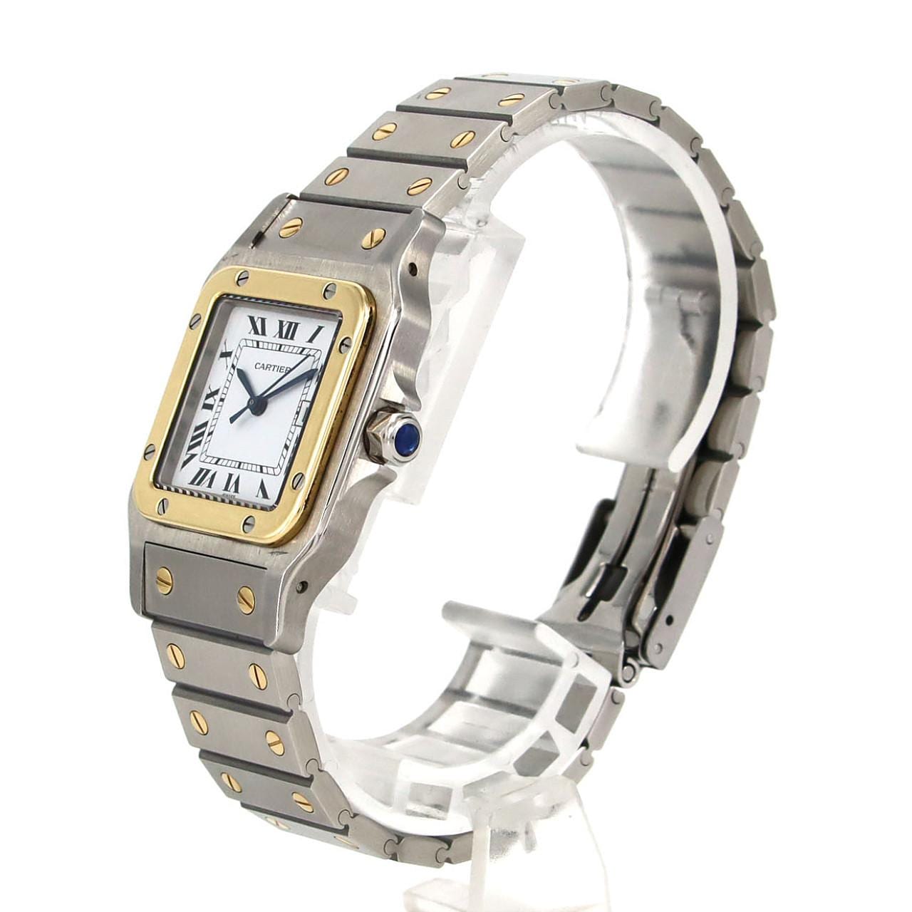 カルティエ サントスLM コンビ SSxYG 自動巻