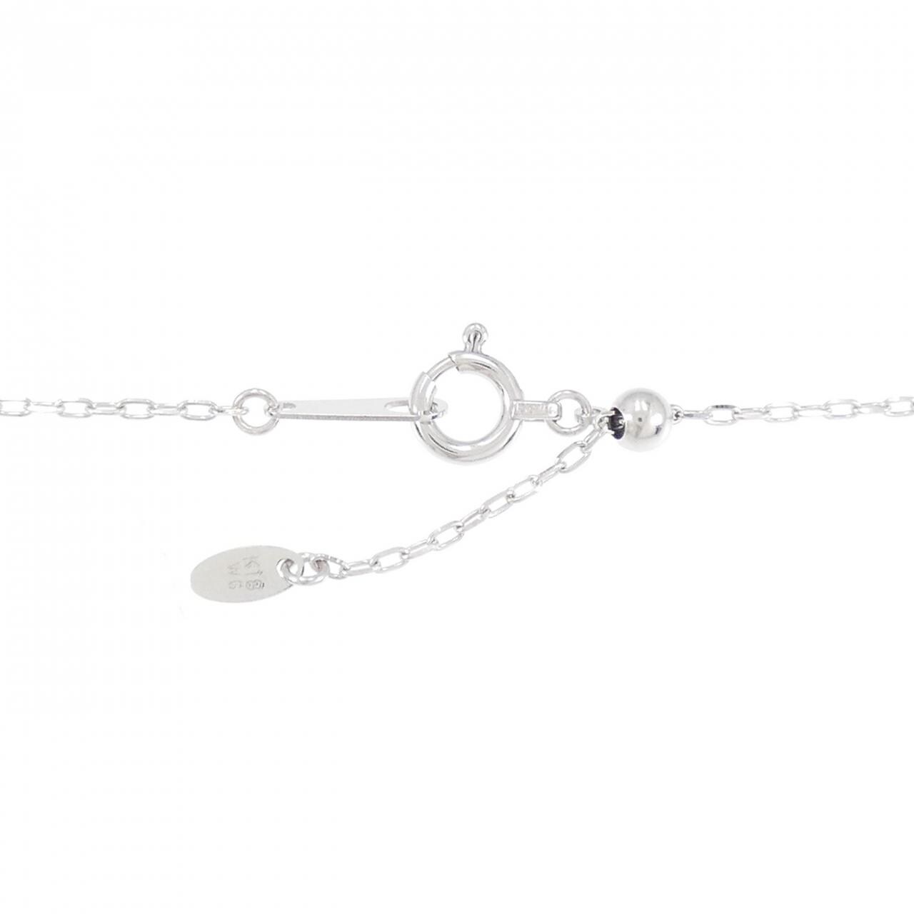 K18WG ダイヤモンド ネックレス 0.50CT